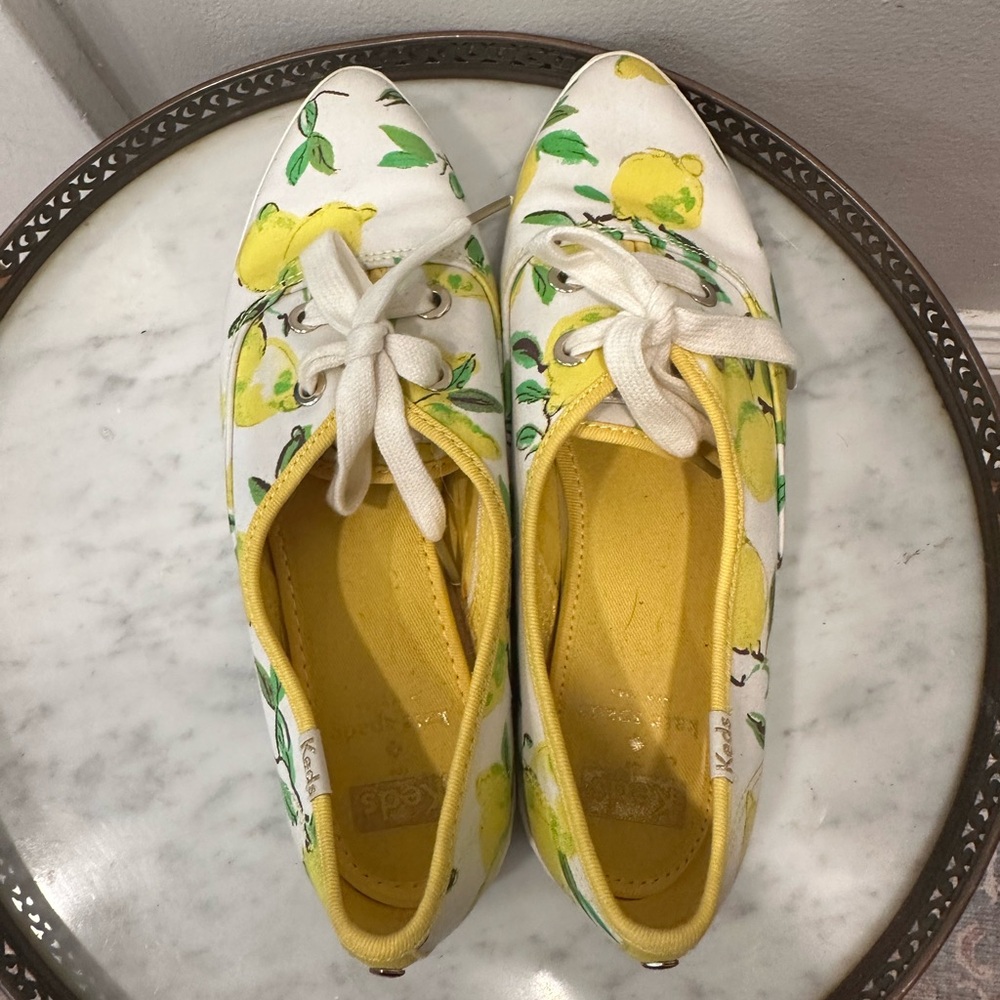 Kate Spade + Keds lemon sneakers - Picture 8 of 10